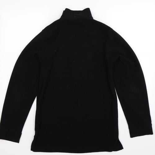 Preworn Mens Black  Fleece Jacket  Size S