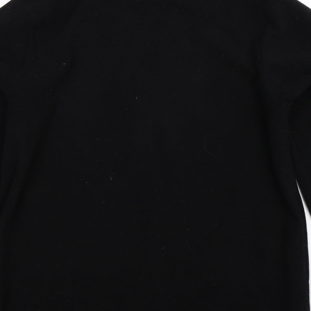 Preworn Mens Black  Fleece Jacket  Size S