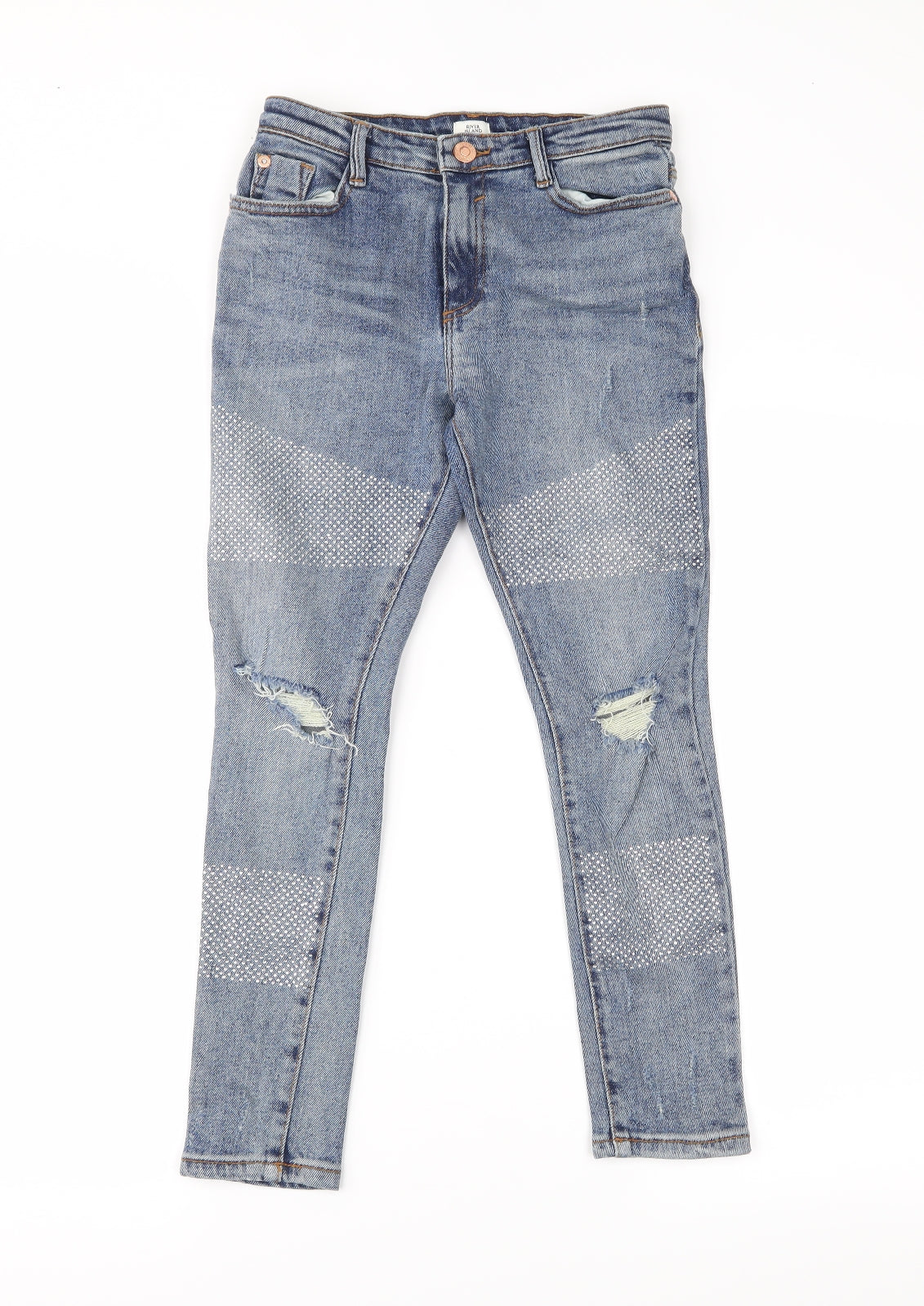 river is Girls Blue   Straight Jeans Size 9 Years