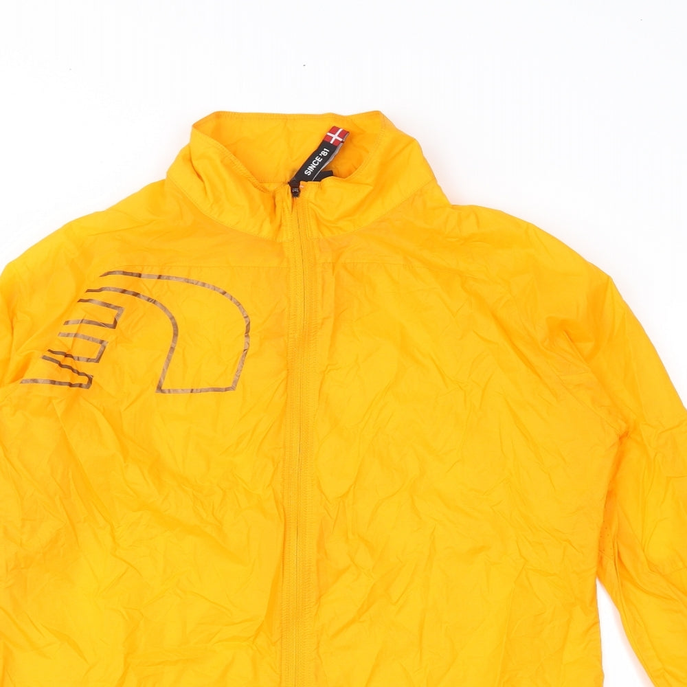 newline Mens Orange   Rain Coat Coat Size S  - active wear