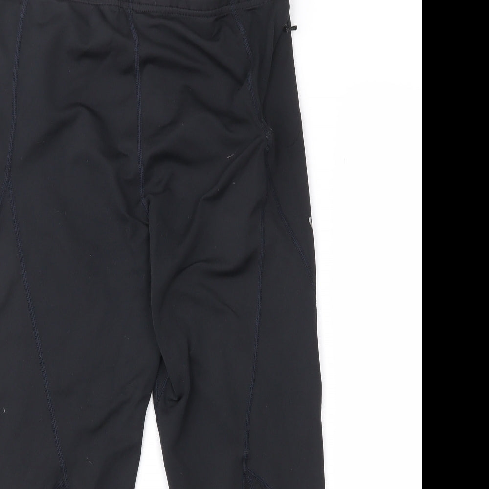 Odlo Womens Black   Cropped Leggings Size M L17 in