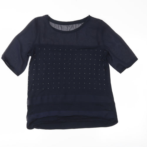 NEXT Womens Blue   Basic Blouse Size 10