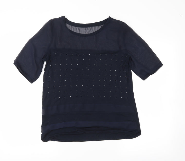 NEXT Womens Blue   Basic Blouse Size 10
