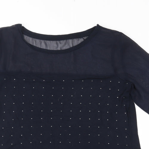 NEXT Womens Blue   Basic Blouse Size 10