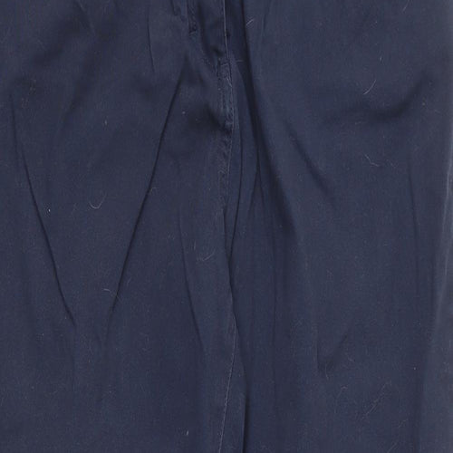 Damart Womens Blue   Cropped Jeans Size 16 L27 in - Elastic Waist