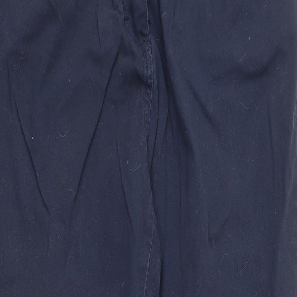 Damart Womens Blue   Cropped Jeans Size 16 L27 in - Elastic Waist