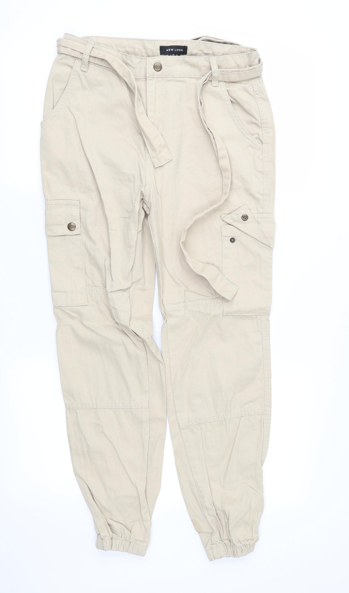 newlook Womens Brown   Cargo Trousers Size 8 L27 in