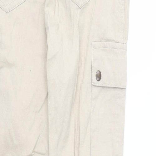 newlook Womens Brown   Cargo Trousers Size 8 L27 in