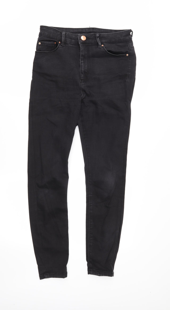 ASOS Womens Black Skinny Jeans Size 28 in L28 in