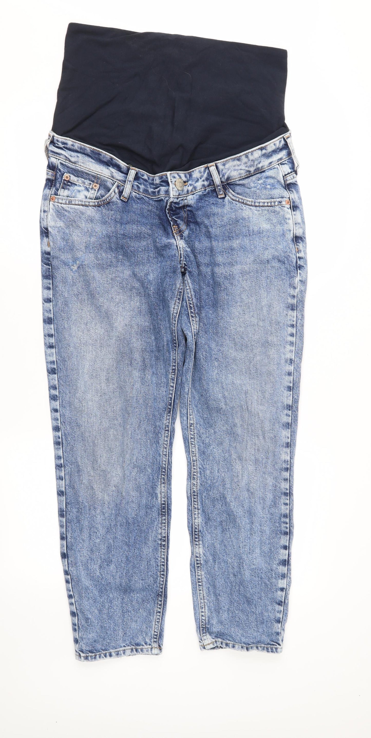 River Island Womens Blue   Mom Jeans Size 12 L27 in