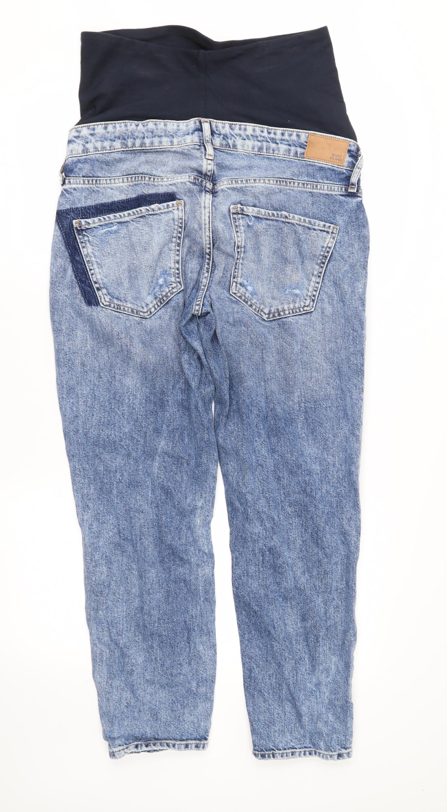 River Island Womens Blue   Mom Jeans Size 12 L27 in