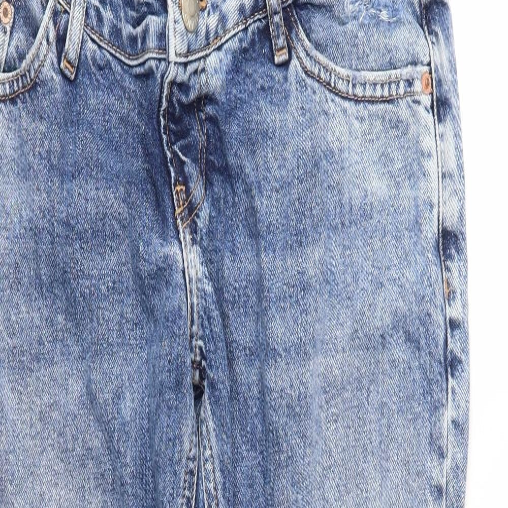 River Island Womens Blue   Mom Jeans Size 12 L27 in