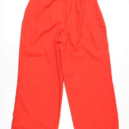 pretty little Thing Womens Red   Trousers  Size 10 L28 in