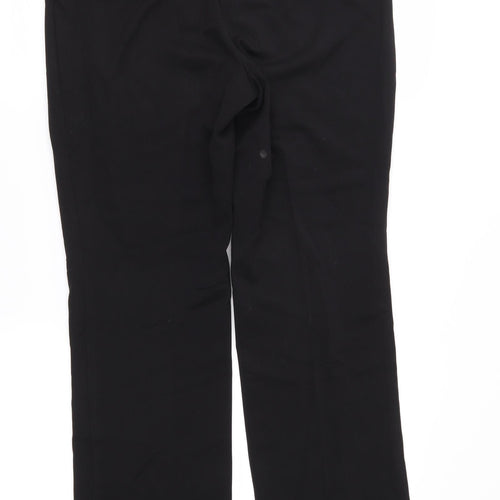 M&S Womens Black   Trousers  Size 10 L27 in