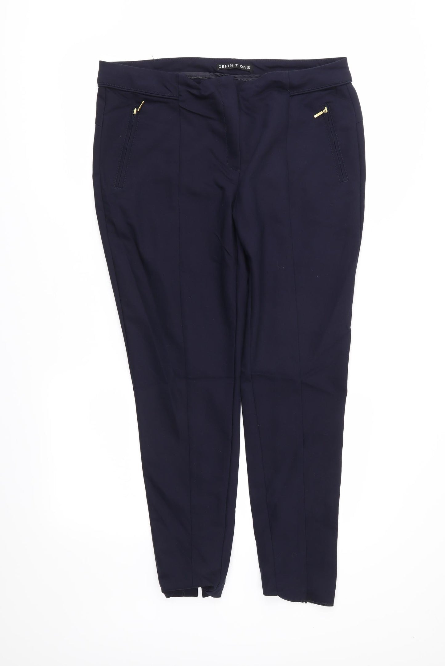 Definitions Womens Blue   Trousers  Size 12 L26 in