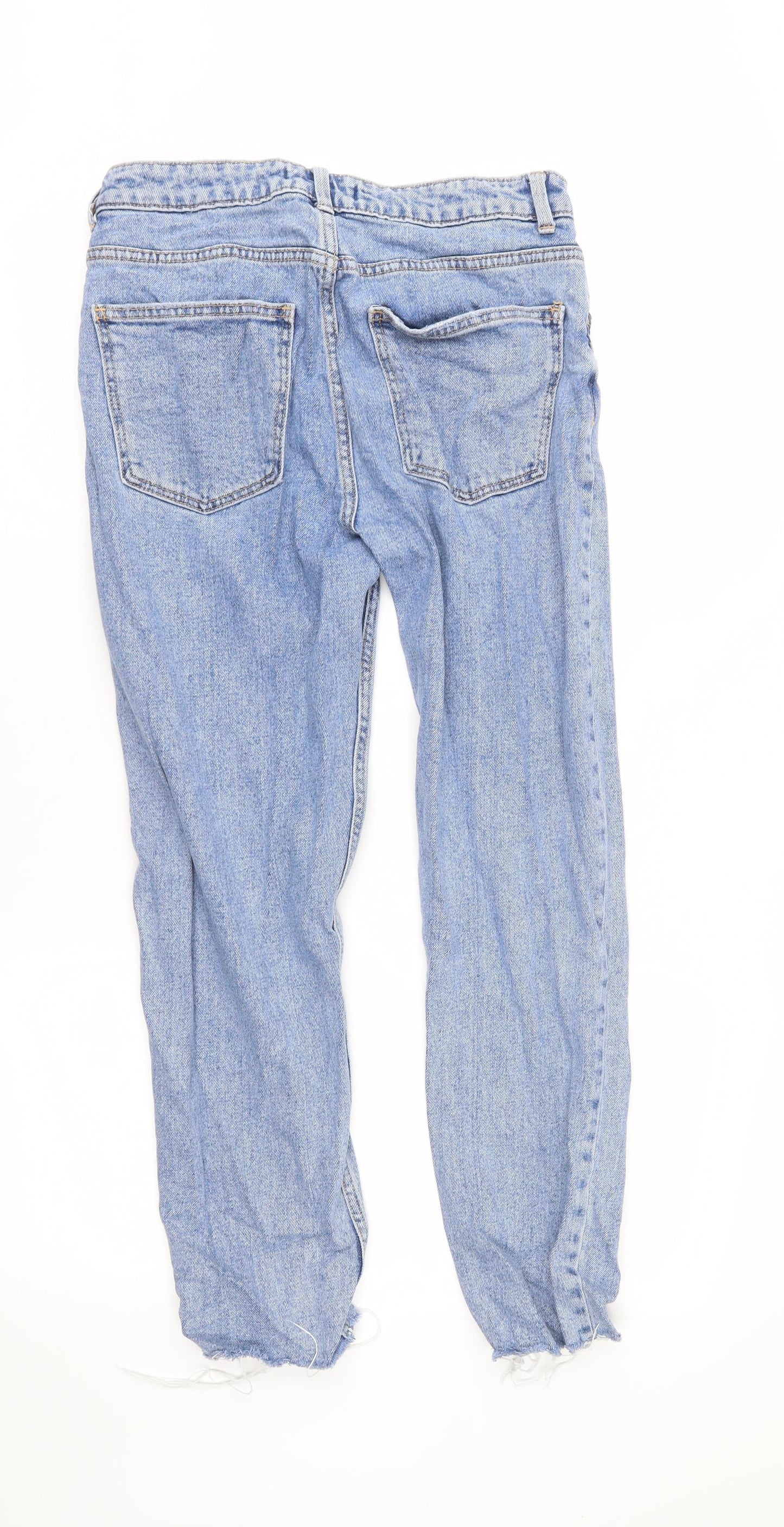DenimCo Womens Blue   Straight Jeans Size 10 L25 in