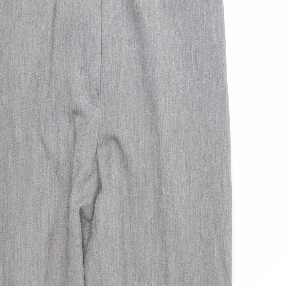 Jane Norman Womens Grey   Trousers  Size 10 L24.5 in