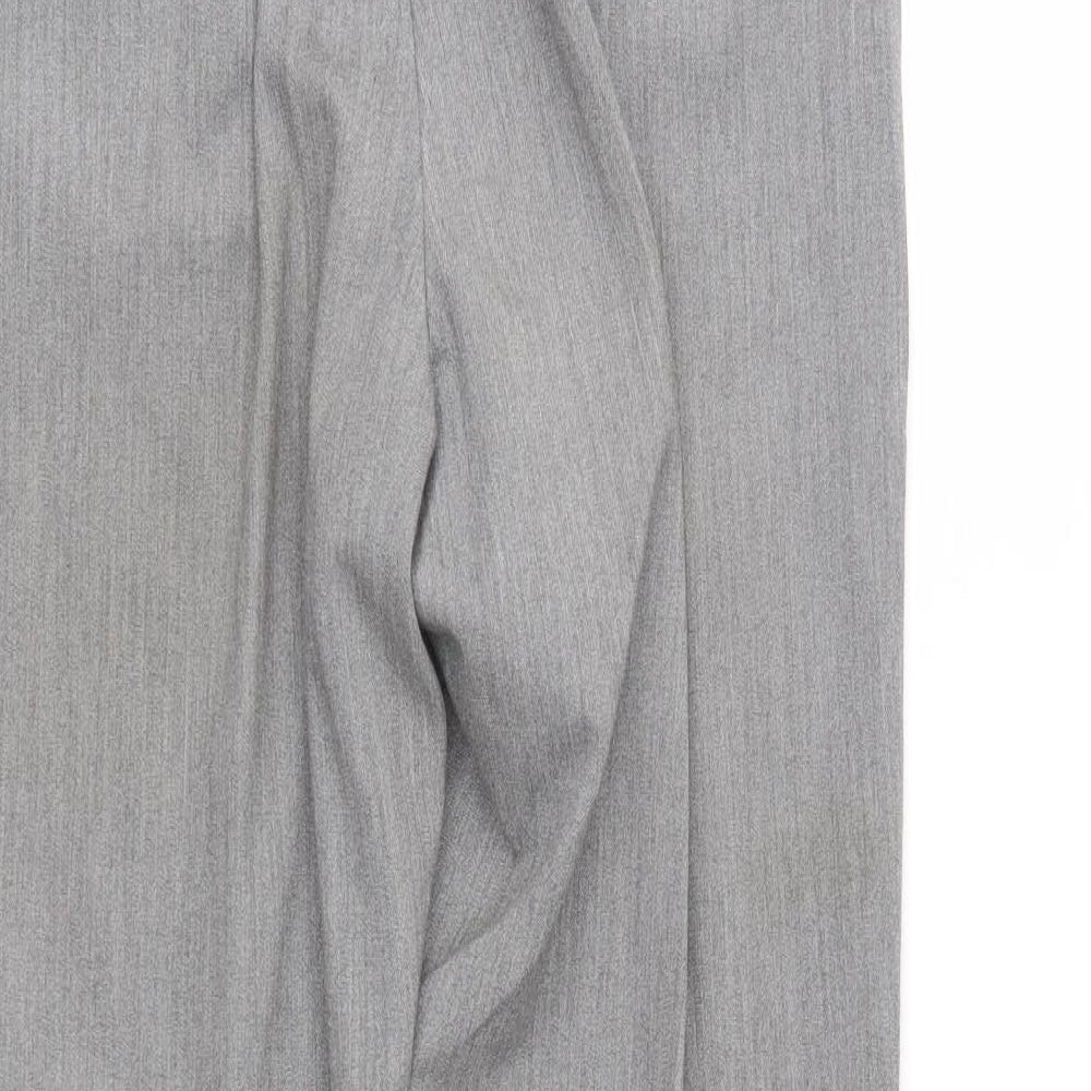 Jane Norman Womens Grey   Trousers  Size 10 L24.5 in