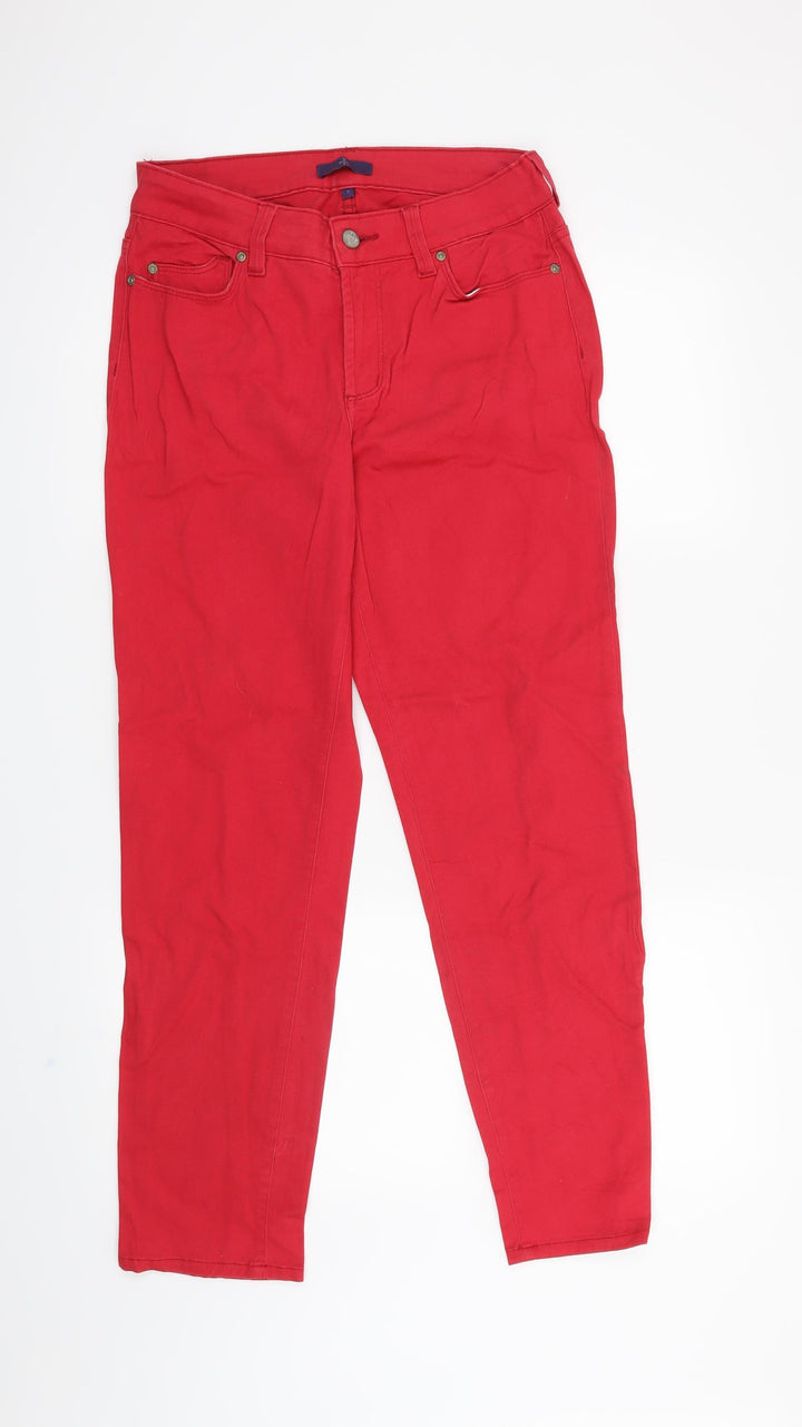 NYJD Womens Red   Skinny Jeans Size 6 L27 in
