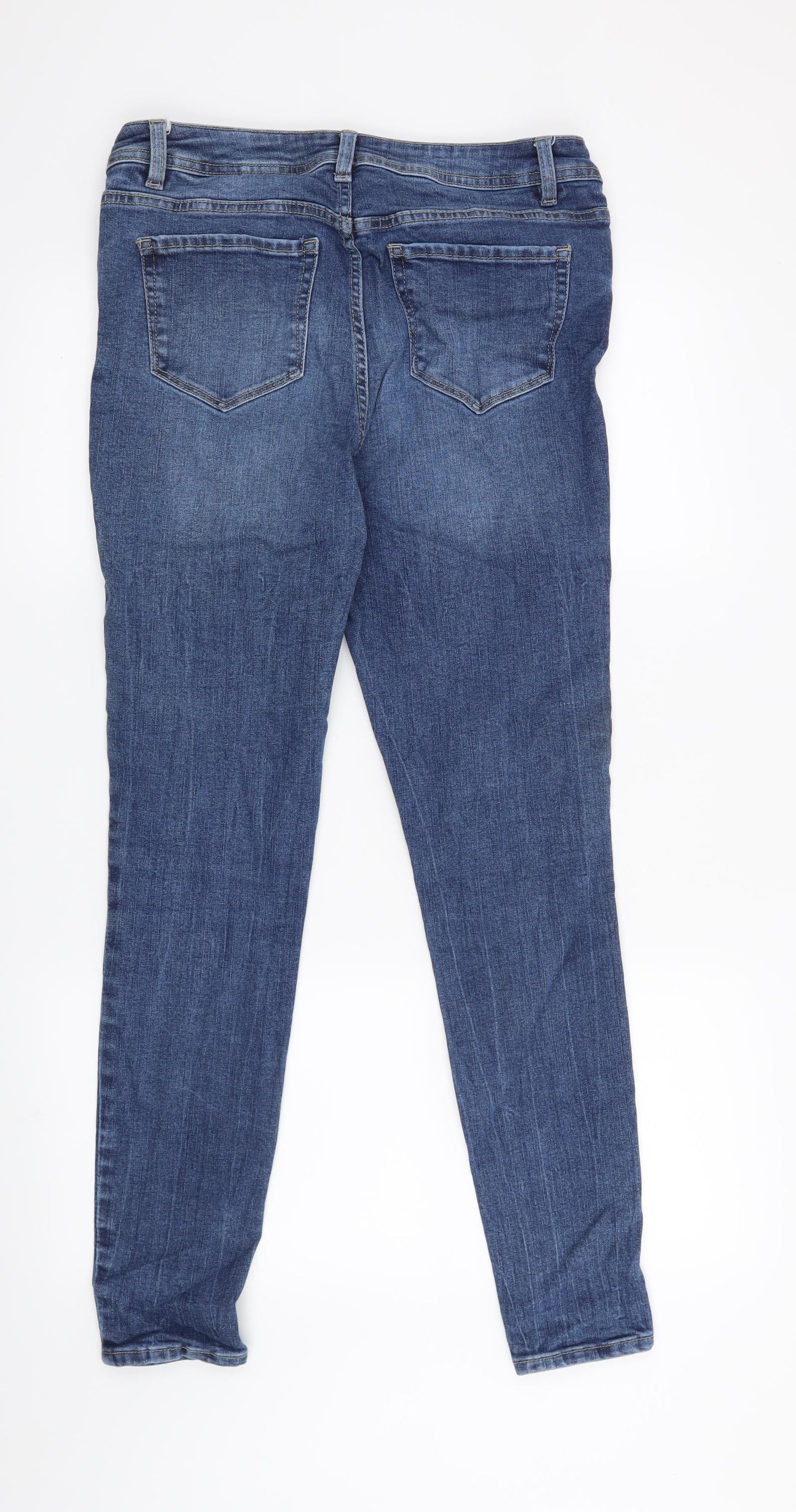 George Womens Blue   Skinny Jeans Size 12 L28 in