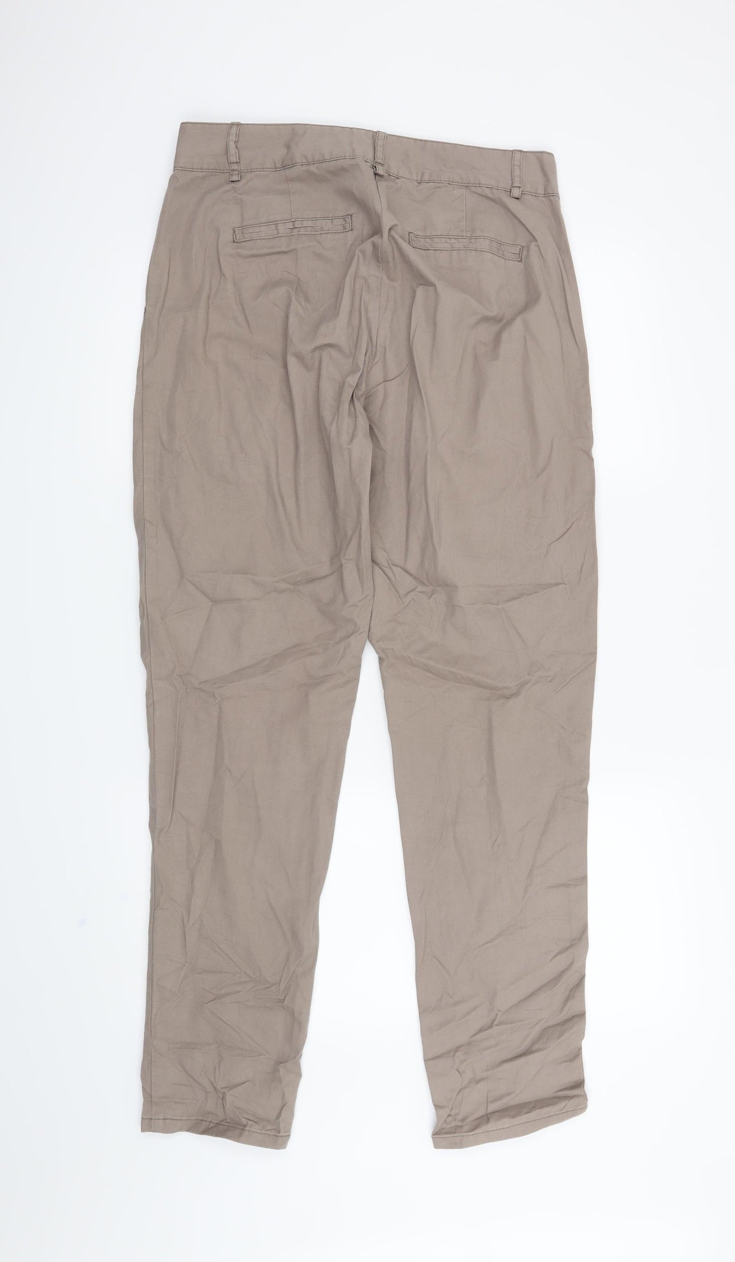 Hallhuber Womens Beige   Chino Trousers Size 10 L29 in