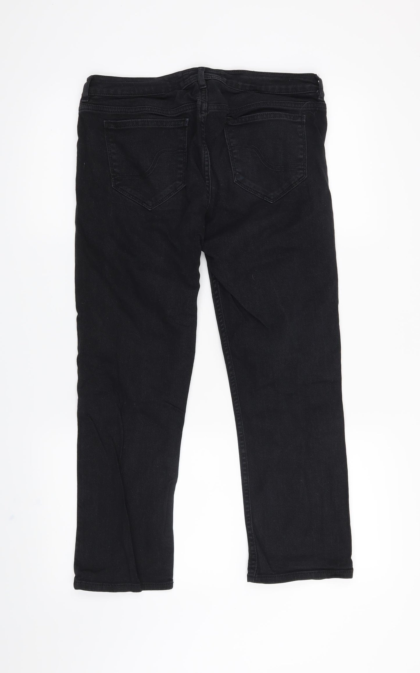 Fat Face Womens Black   Cropped Jeans Size 10 L23 in
