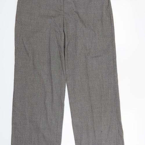 New Look Womens Grey   Trousers  Size 12 L29 in