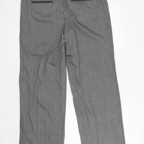 New Look Womens Grey   Trousers  Size 12 L29 in