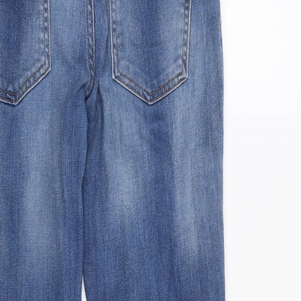 F&F Womens Blue   Cropped Jeans Size 10 L24 in
