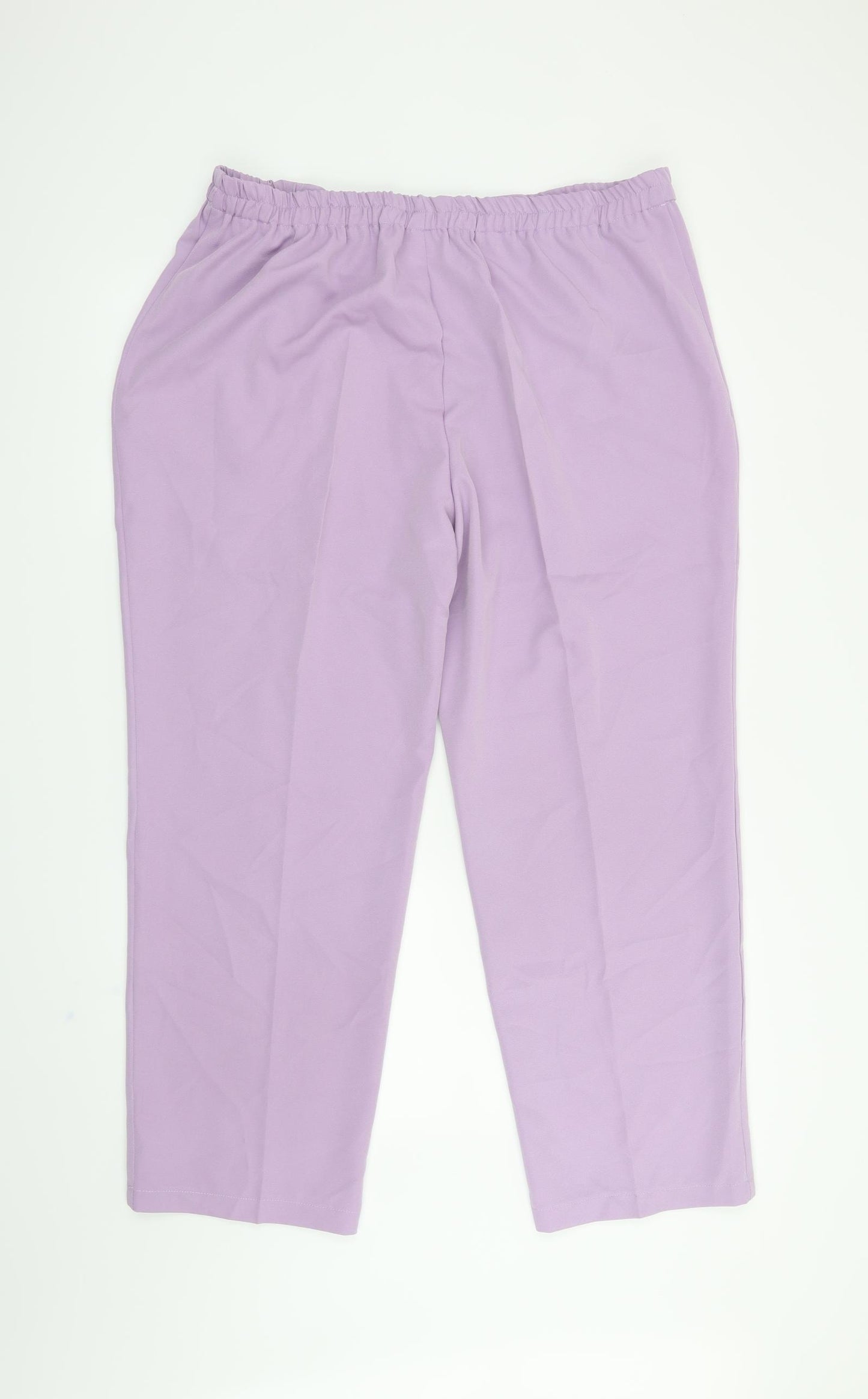 Afibel Womens Purple   Trousers  Size 20 L27 in