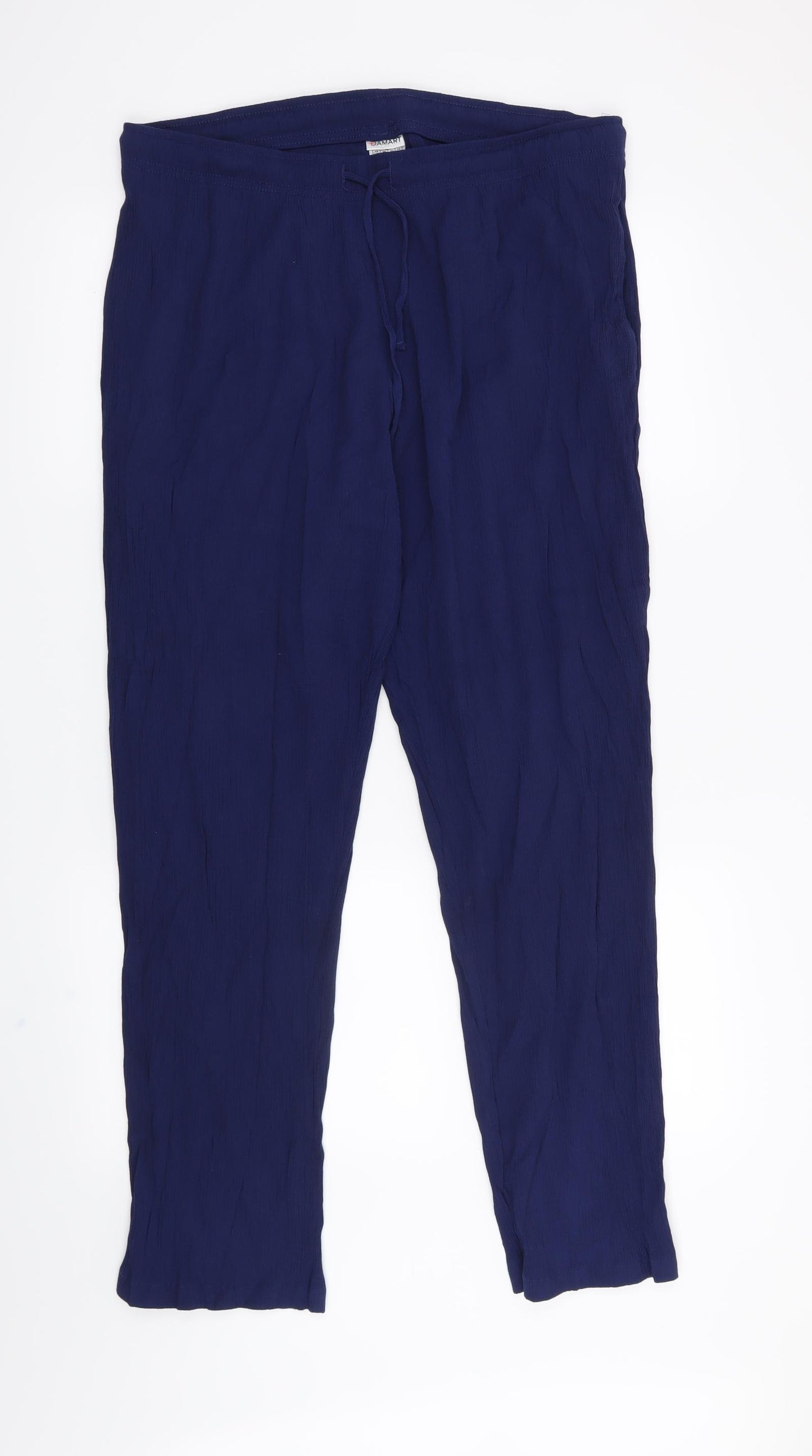 Damart Womens Blue   Trousers  Size 20 L27 in