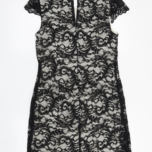 Dorothy Perkins Womens Black   A-Line  Size 12