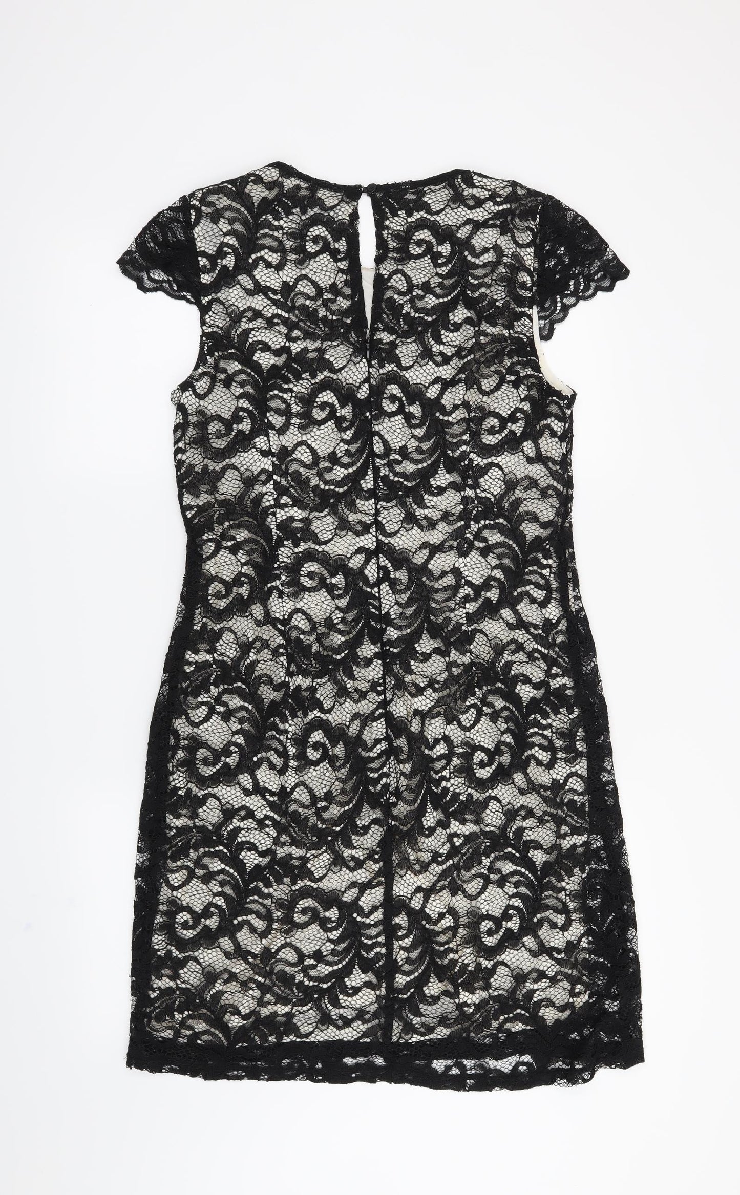 Dorothy Perkins Womens Black   A-Line  Size 12