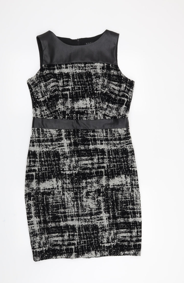 Soon Womens Black   Pencil Dress  Size 12