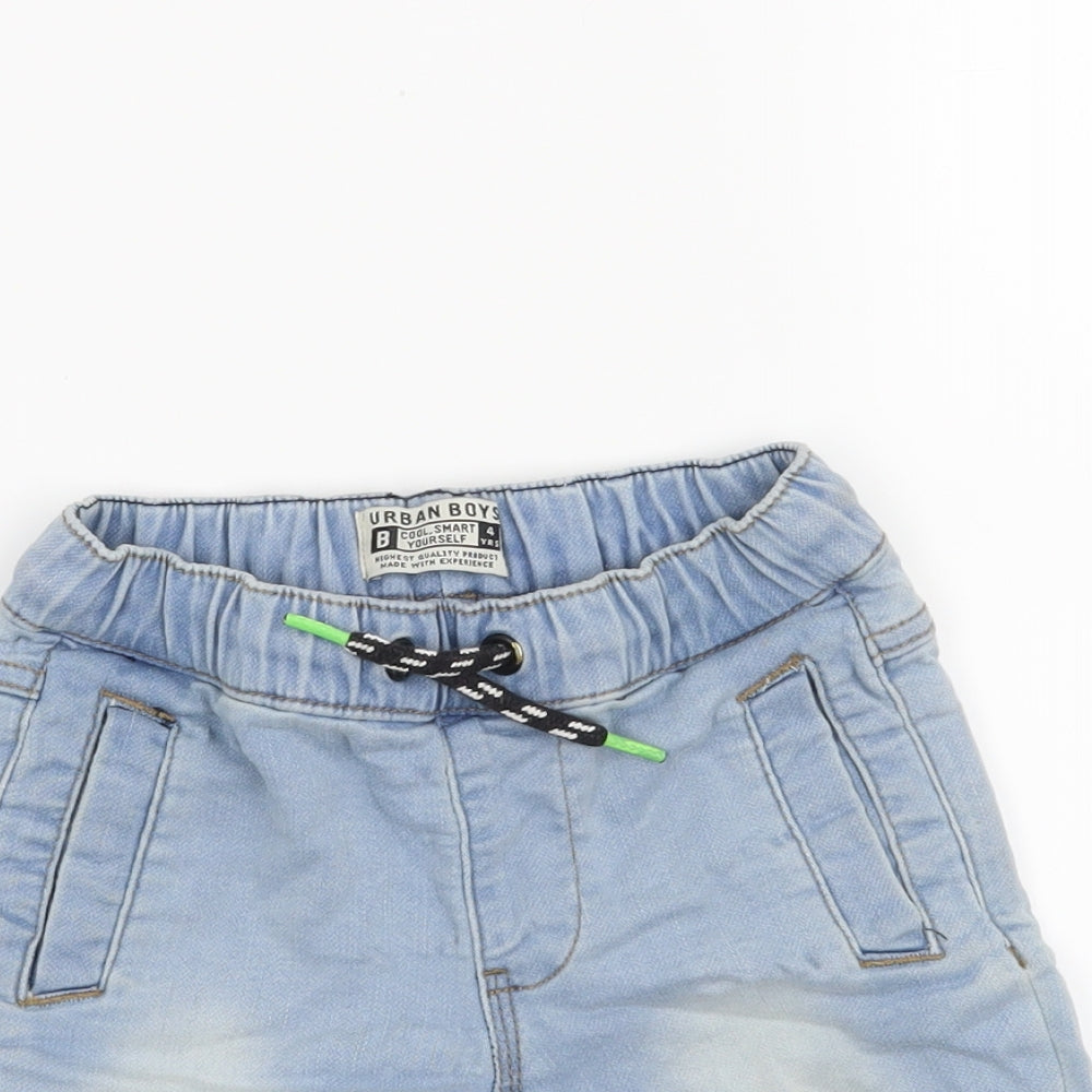Urban Boys Boys Blue   Chino Shorts Size 4 Years