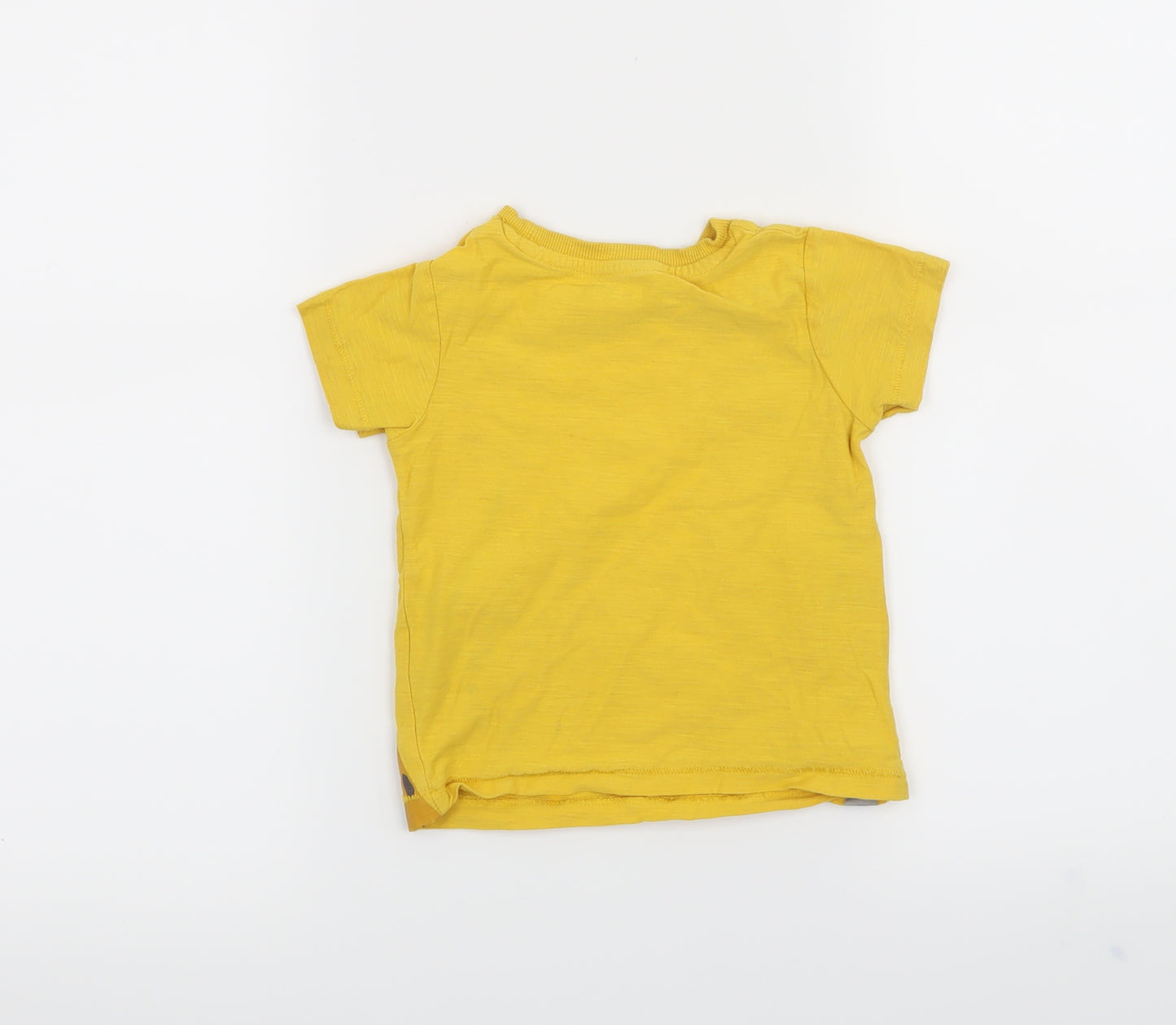 Matalan Boys Yellow   Basic T-Shirt Size 12-18 Months