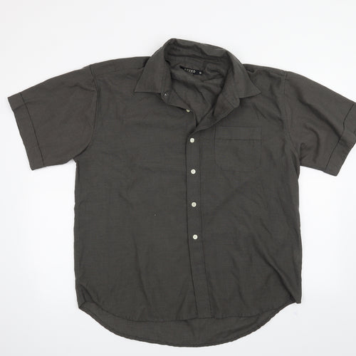 Creed Mens Grey    Button-Up Size XL