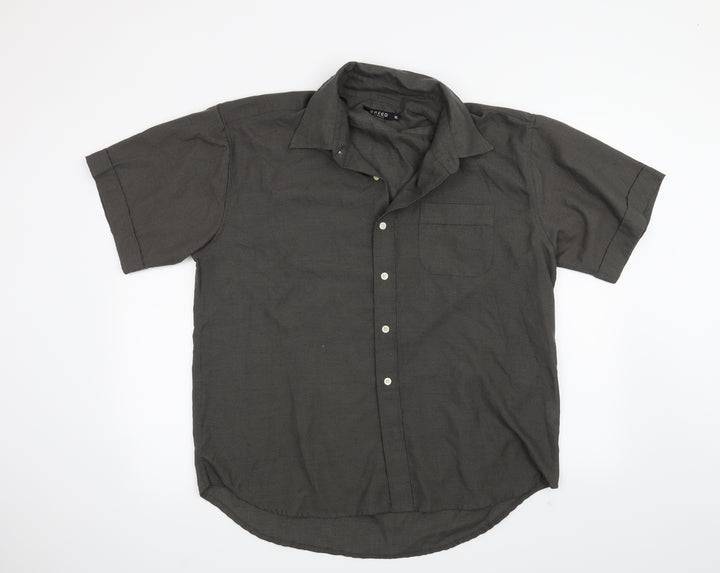 Creed Mens Grey    Button-Up Size XL