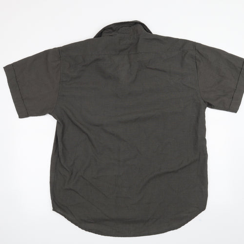 Creed Mens Grey    Button-Up Size XL