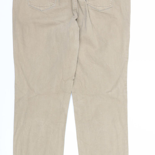 we love georgio pants Womens Brown  Denim Straight Jeans Size 34 in L28 in