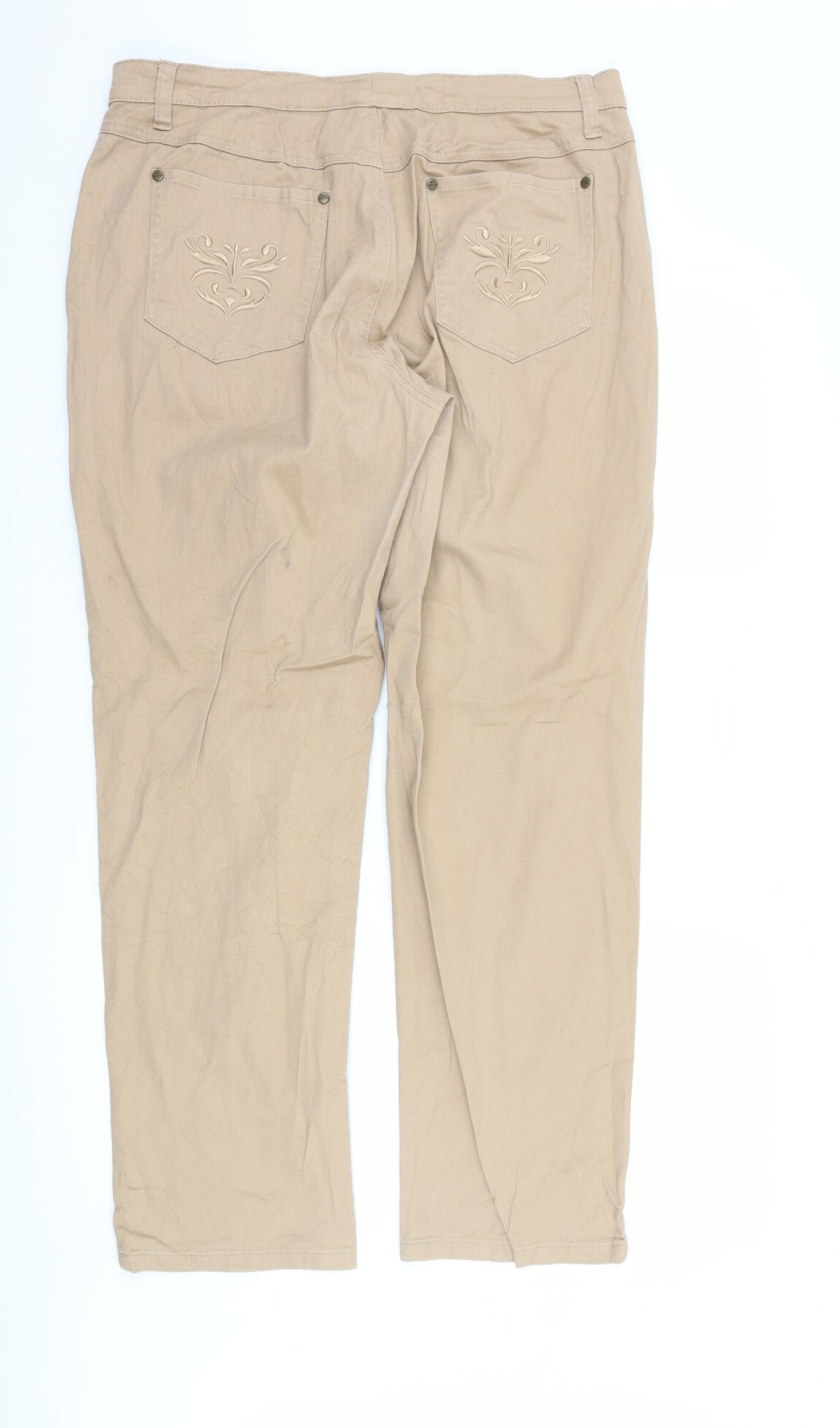 Preworn Womens Brown   Chino Trousers Size 36 in L30 in