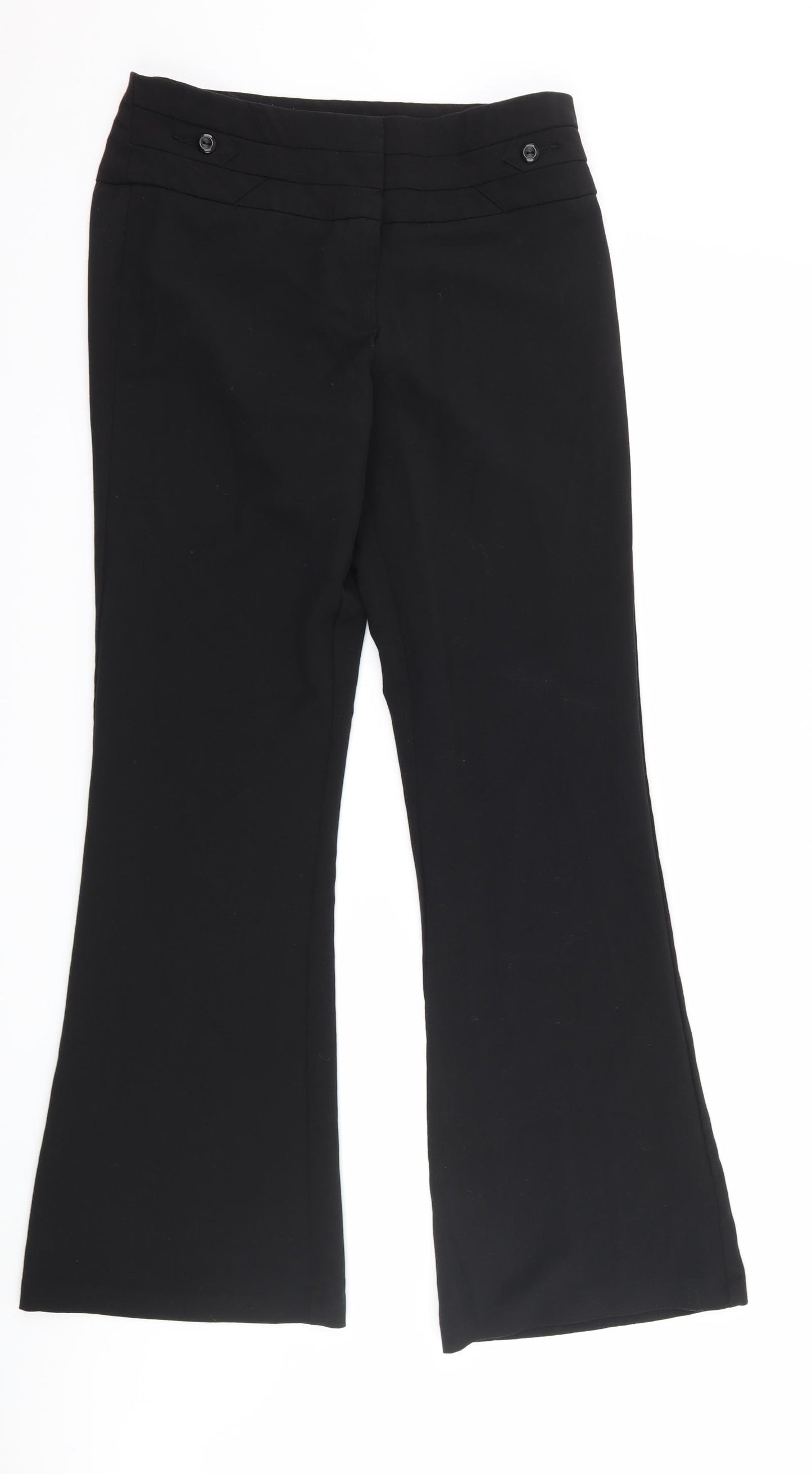 George Womens Black   Trousers  Size 10 L30 in