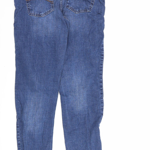 Canada Womens Blue  Denim Straight Jeans Size 10 L28 in