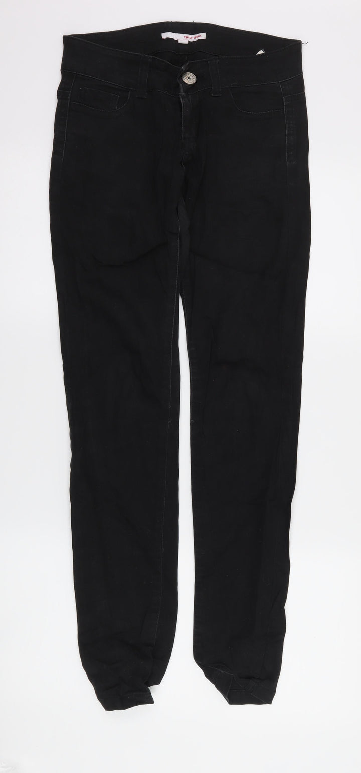 TALLY WEiJL Womens Black  Denim Skinny Jeans Size XS L30 in