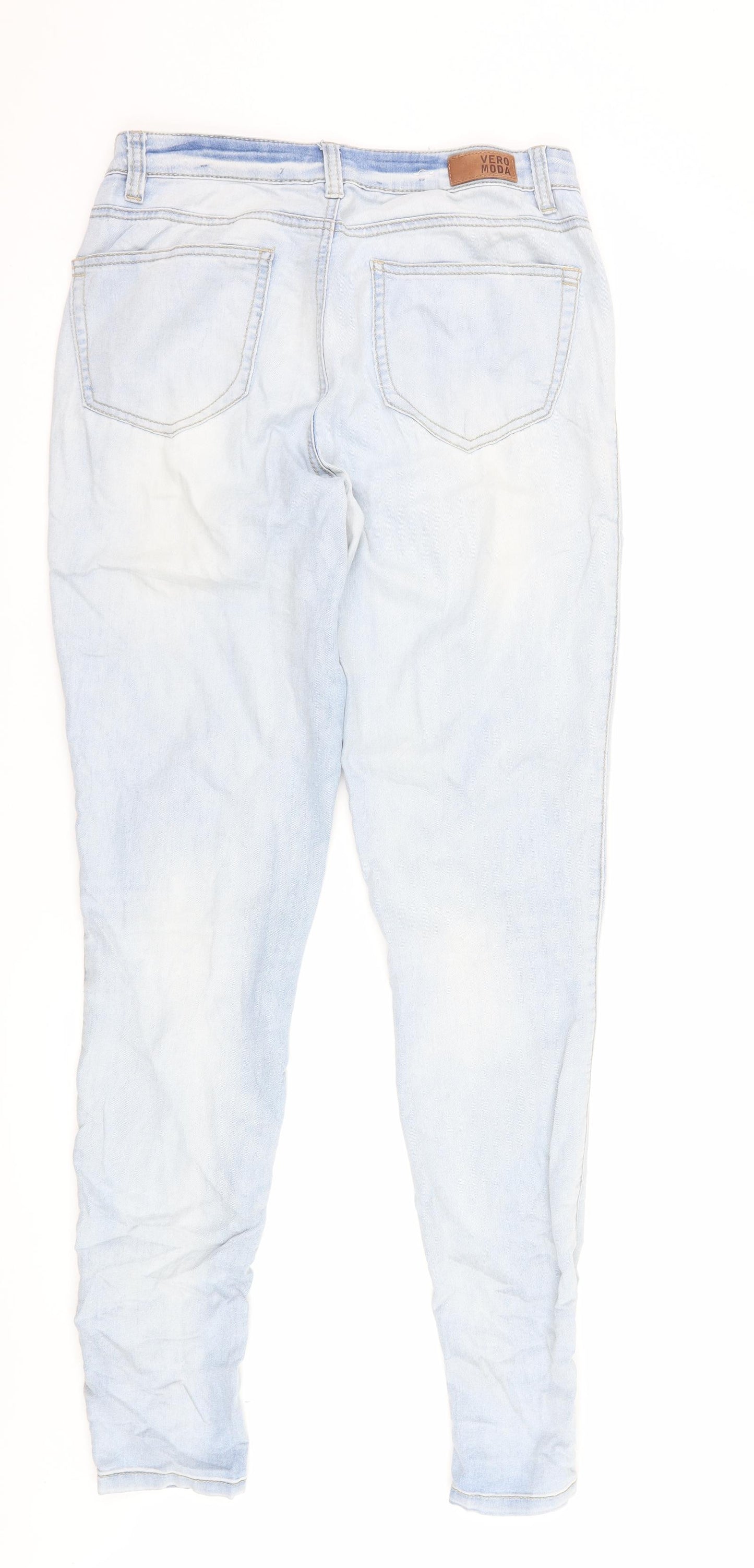 VERO MODA Womens Blue  Denim Skinny Jeans Size 30 in L32 in