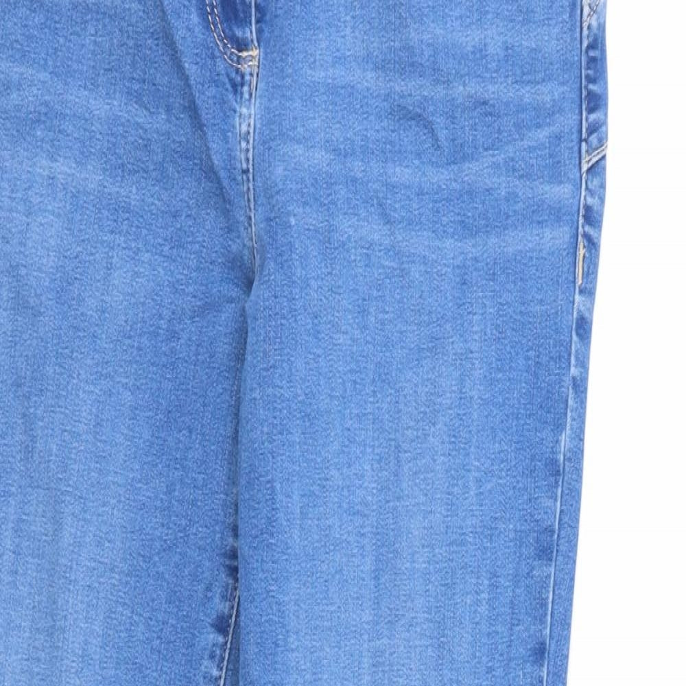 NEXT Womens Blue  Denim Straight Jeans Size 14 L28 in