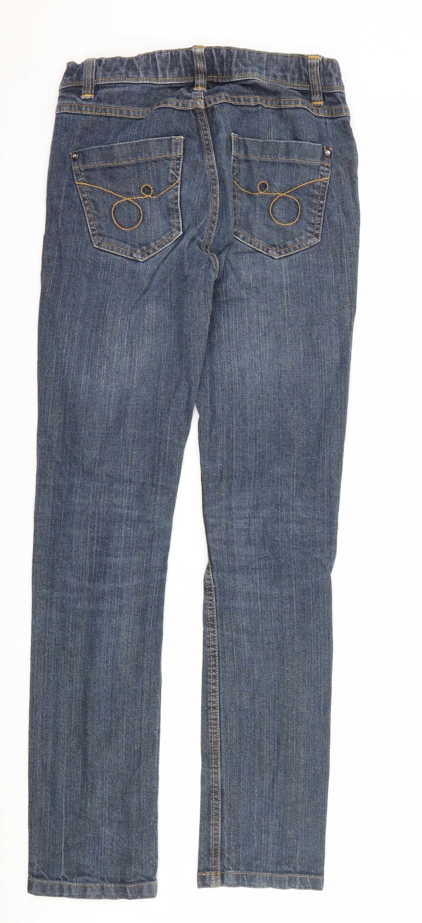 manquin Girls Blue  Denim Straight Jeans Size 13 Years