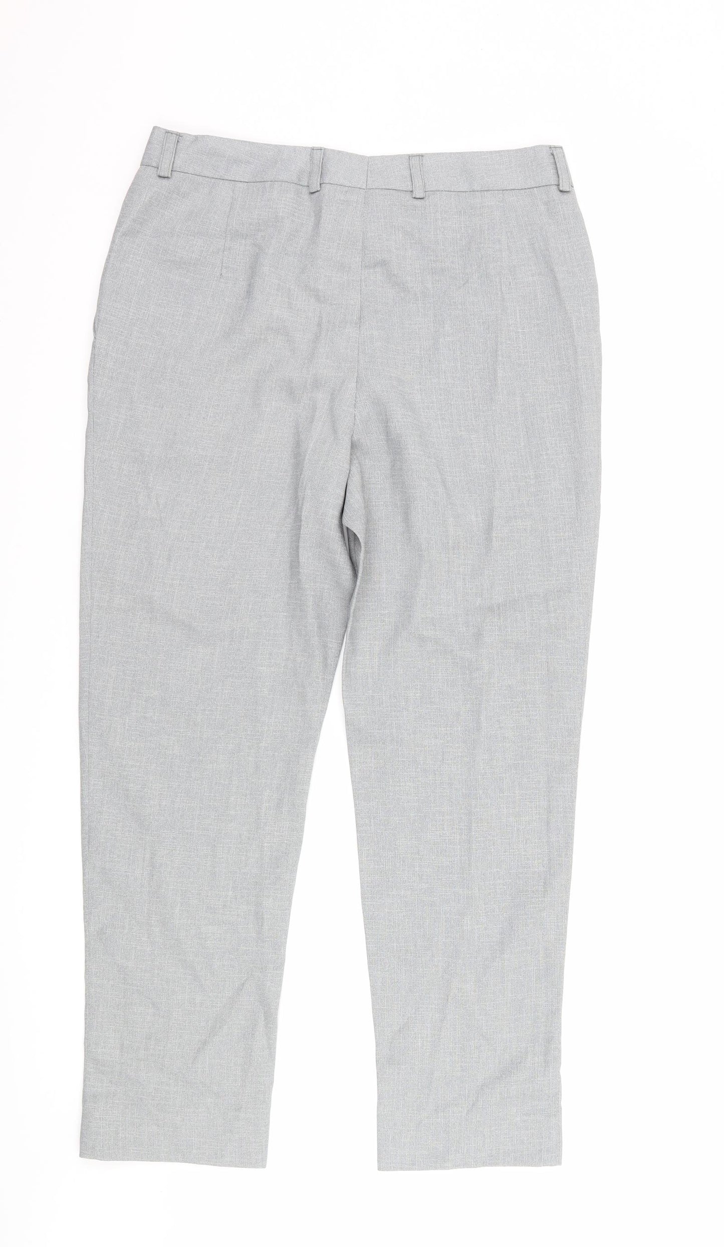 Preworn Womens Grey   Trousers  Size 30 in L26 in