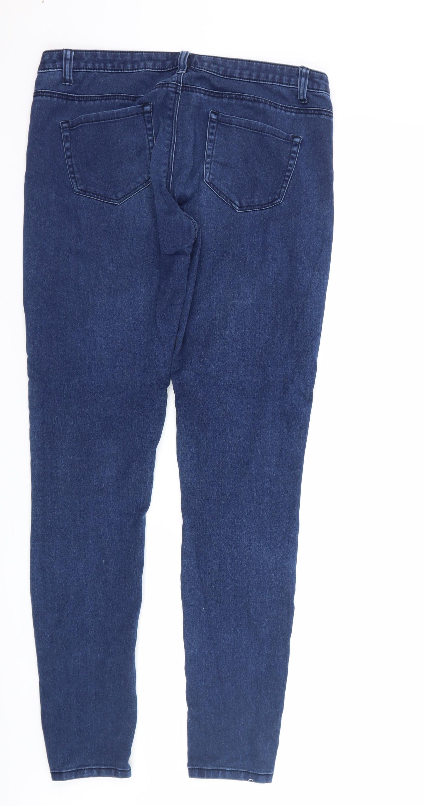 denim co Womens Blue  Denim Skinny Jeans Size 10 L30 in