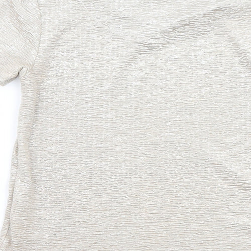 John Lewis Girls Gold   Basic T-Shirt Size 6 Years